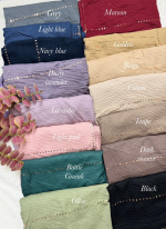 ELORA EXCLUSIVE SEQUENCE COTTON PLEATED HIJAB