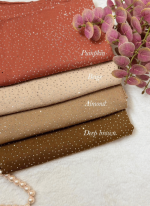 SWISS COTTON SILVER STONE HIJAB (ELORA EXCLUSIVE) - Image 3