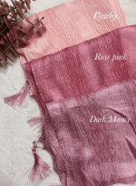 PREMIUM SEQUENCE HIJAB WITH TESSEL - Image 6