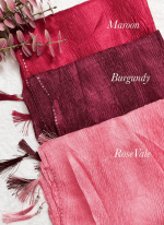 PREMIUM SEQUENCE HIJAB WITH TESSEL - Image 3