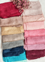 PREMIUM SEQUENCE HIJAB WITH TESSEL