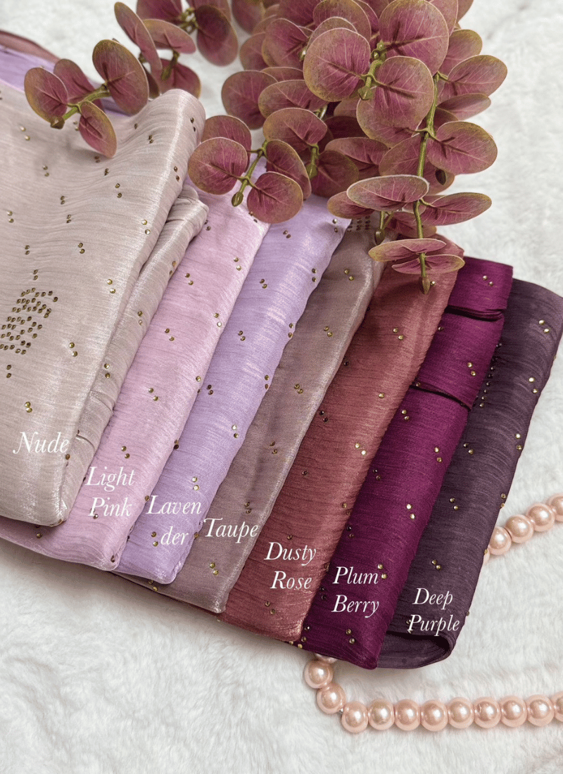 elora-7-4.png LUXURY JIMICHU PARTY HIJAB (SOFT SILK WITH STONE WORK) - Image 1